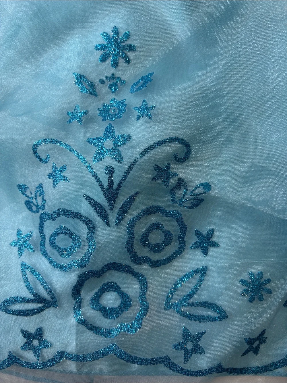 Elsa Princess Dress Costume w Disney Crown & Clip-In Braid  Girls 140 (8–10)